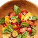 Heirloom Tomato Salad with Roasted Lemon and Garlic