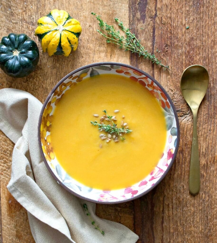 Butternut Squash Maple Apple Soup from Barrie Hill Farms